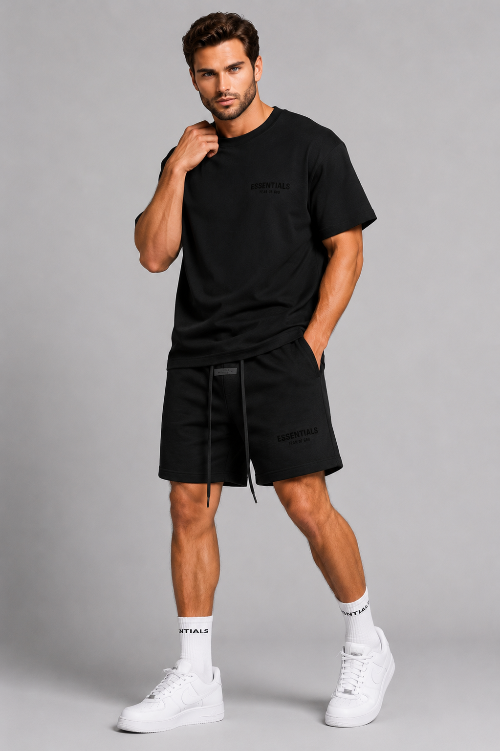 Men's t-shirt and shorts co-ord set