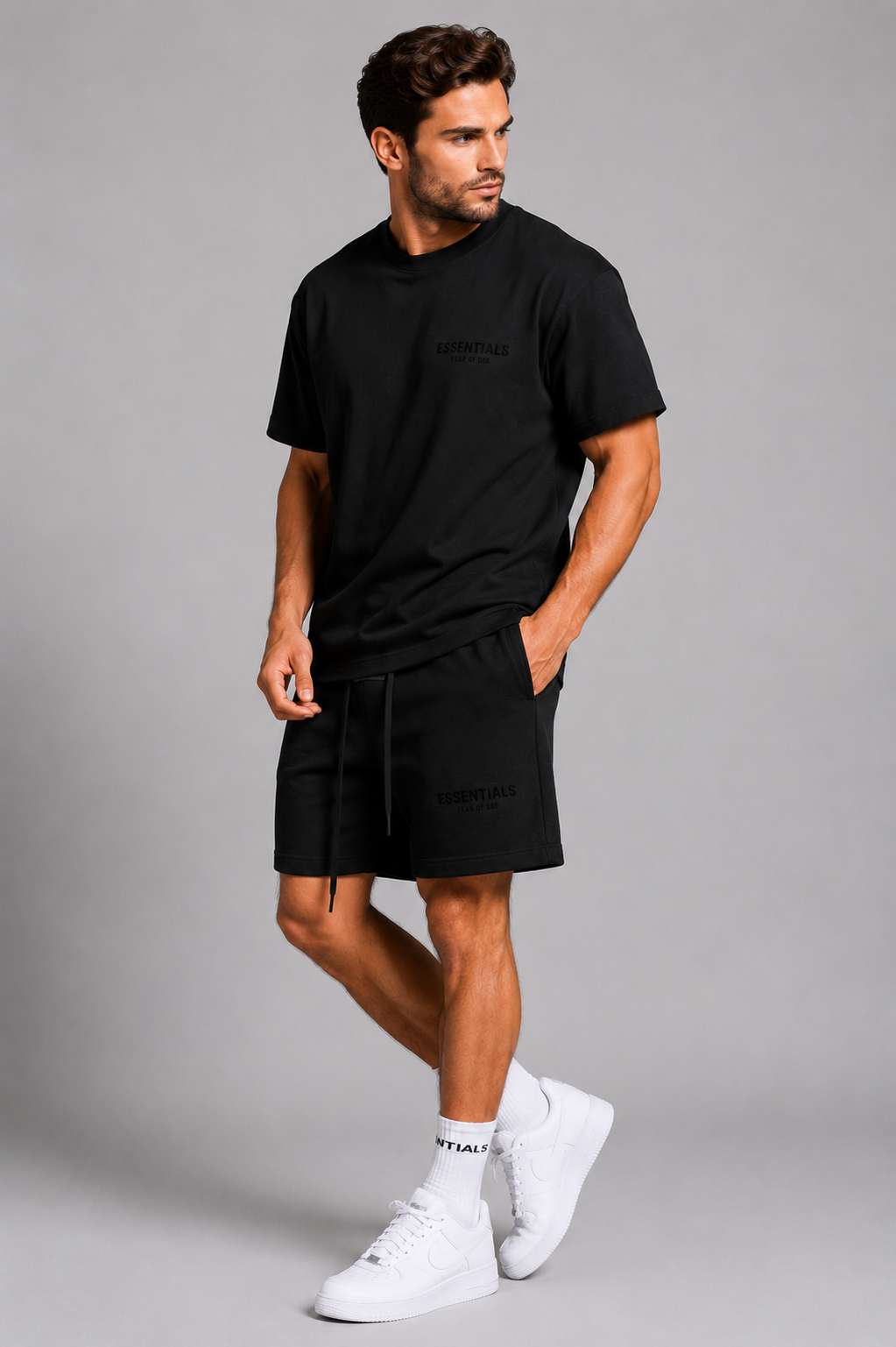 Men's t-shirt and shorts co-ord set