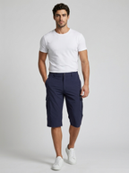 Men's cargo shorts with multiple pockets