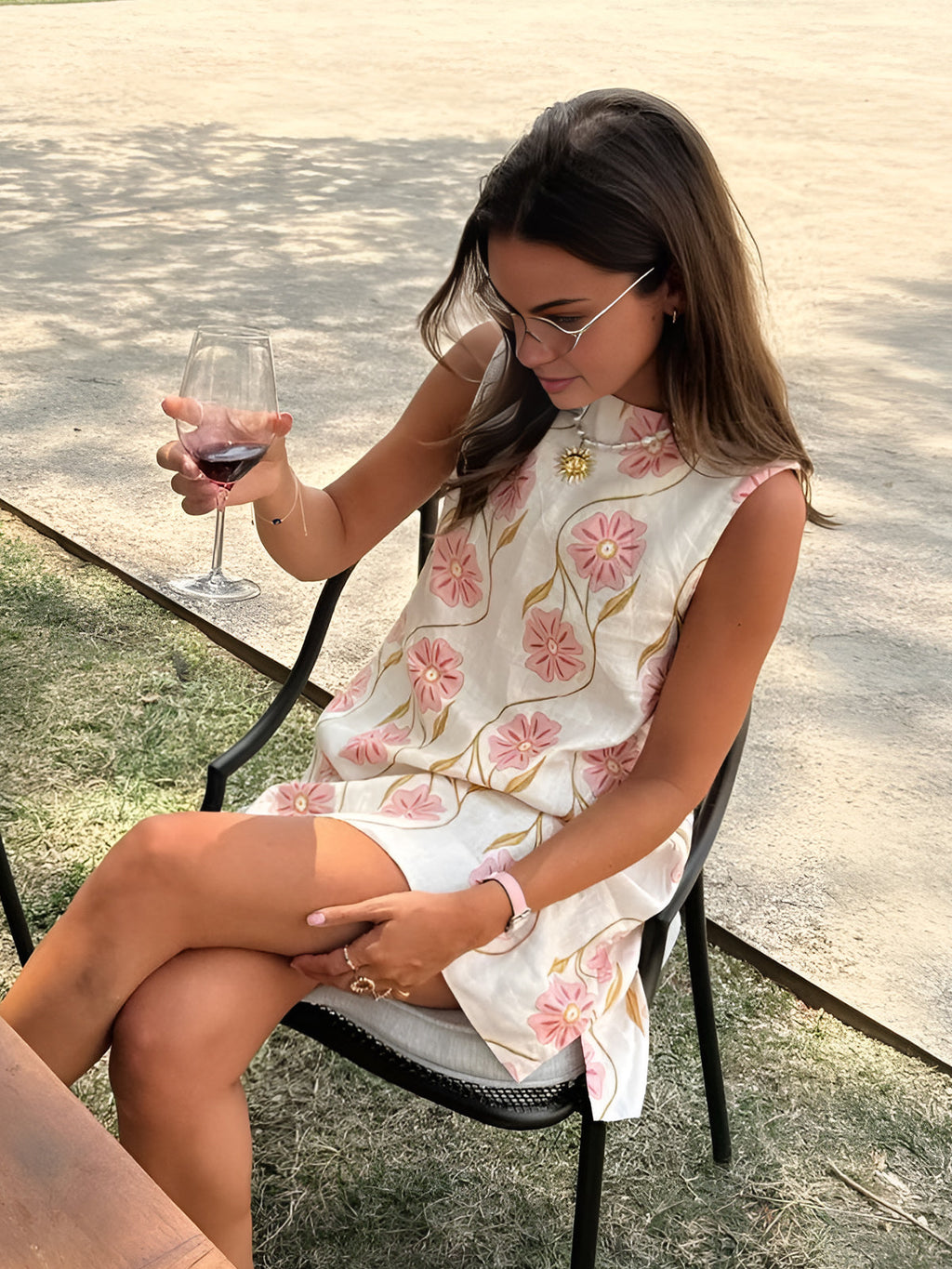 Effortless Floral Summer Dress With Relaxed Fit 0