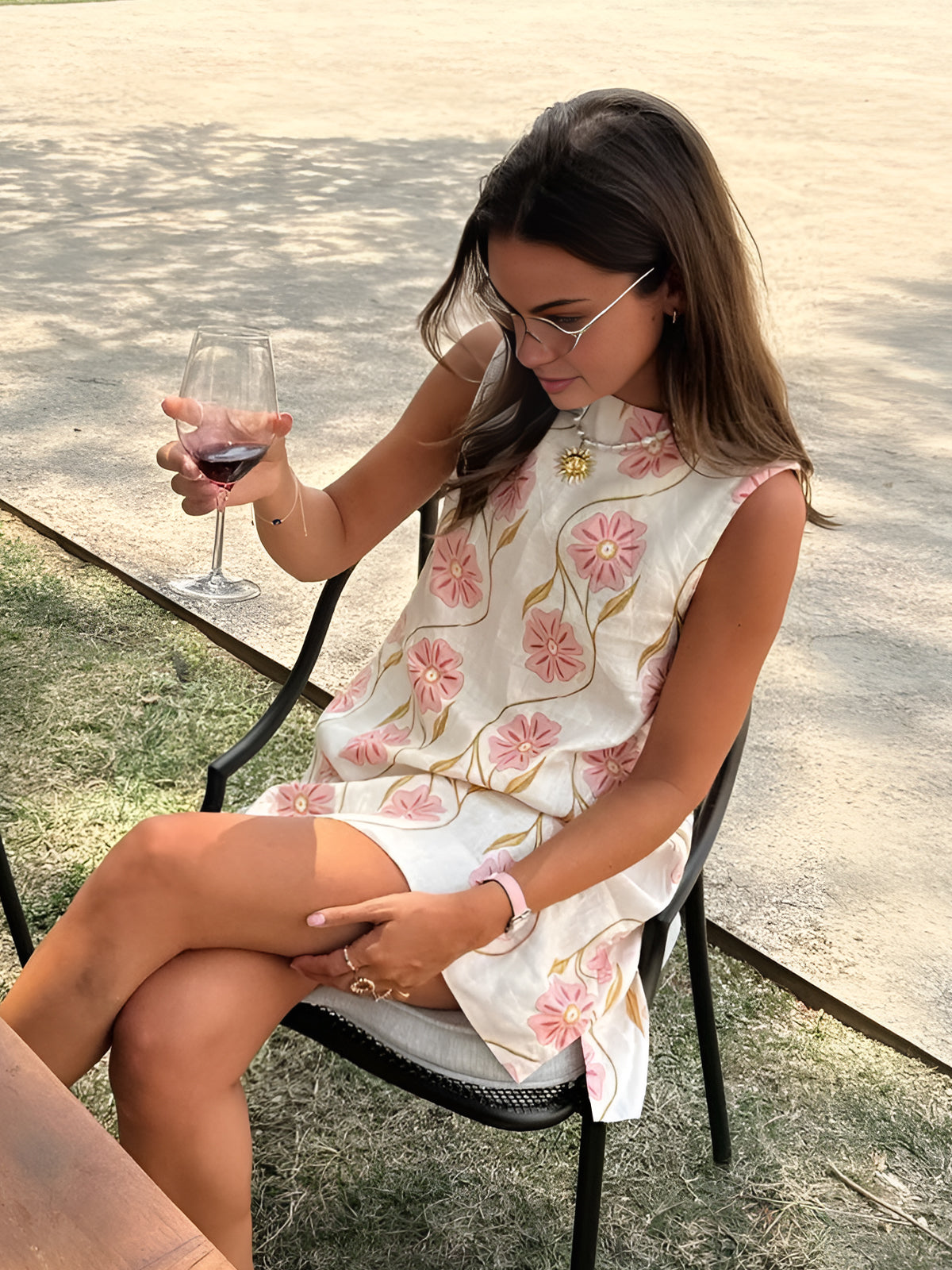 Effortless Floral Summer Dress With Relaxed Fit 0