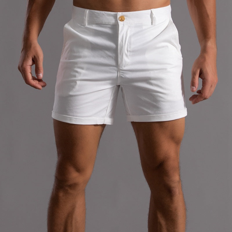 Effortless Men's Shorts Tailored Fit Summer Style 0