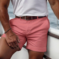 Effortless Men's Shorts With Relaxed Fit Design 0