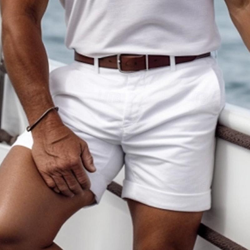 Effortless Men's Shorts With Relaxed Fit Design 2