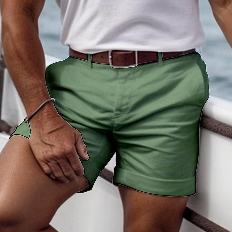 Effortless Men's Shorts With Relaxed Fit Design 3
