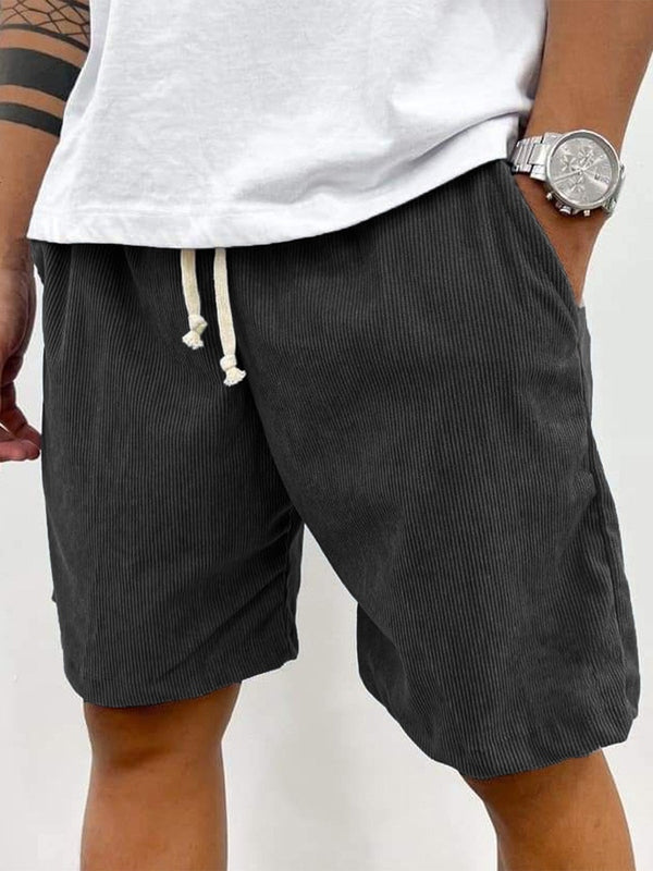Effortless Mens Shorts With Ribbed Texture 2