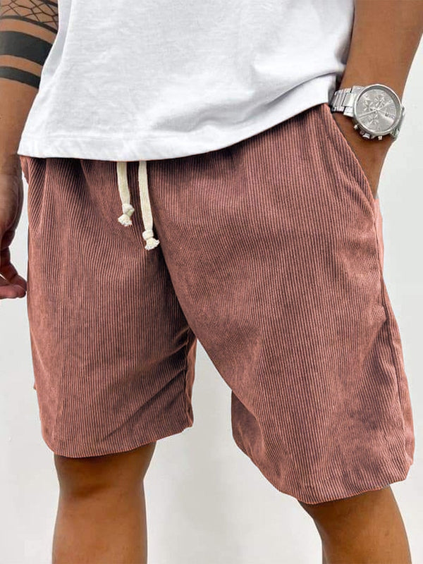 Effortless Mens Shorts With Ribbed Texture 6