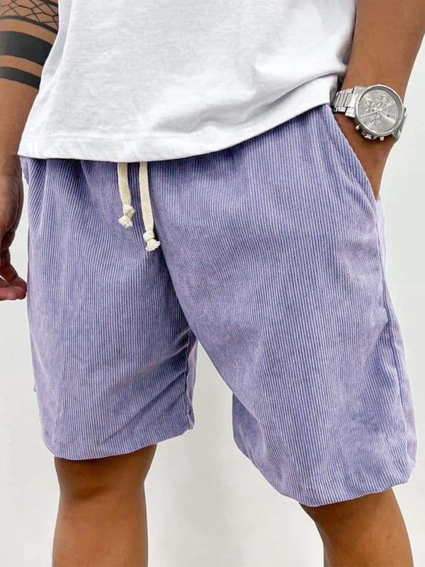 Effortless Mens Shorts With Ribbed Texture 7