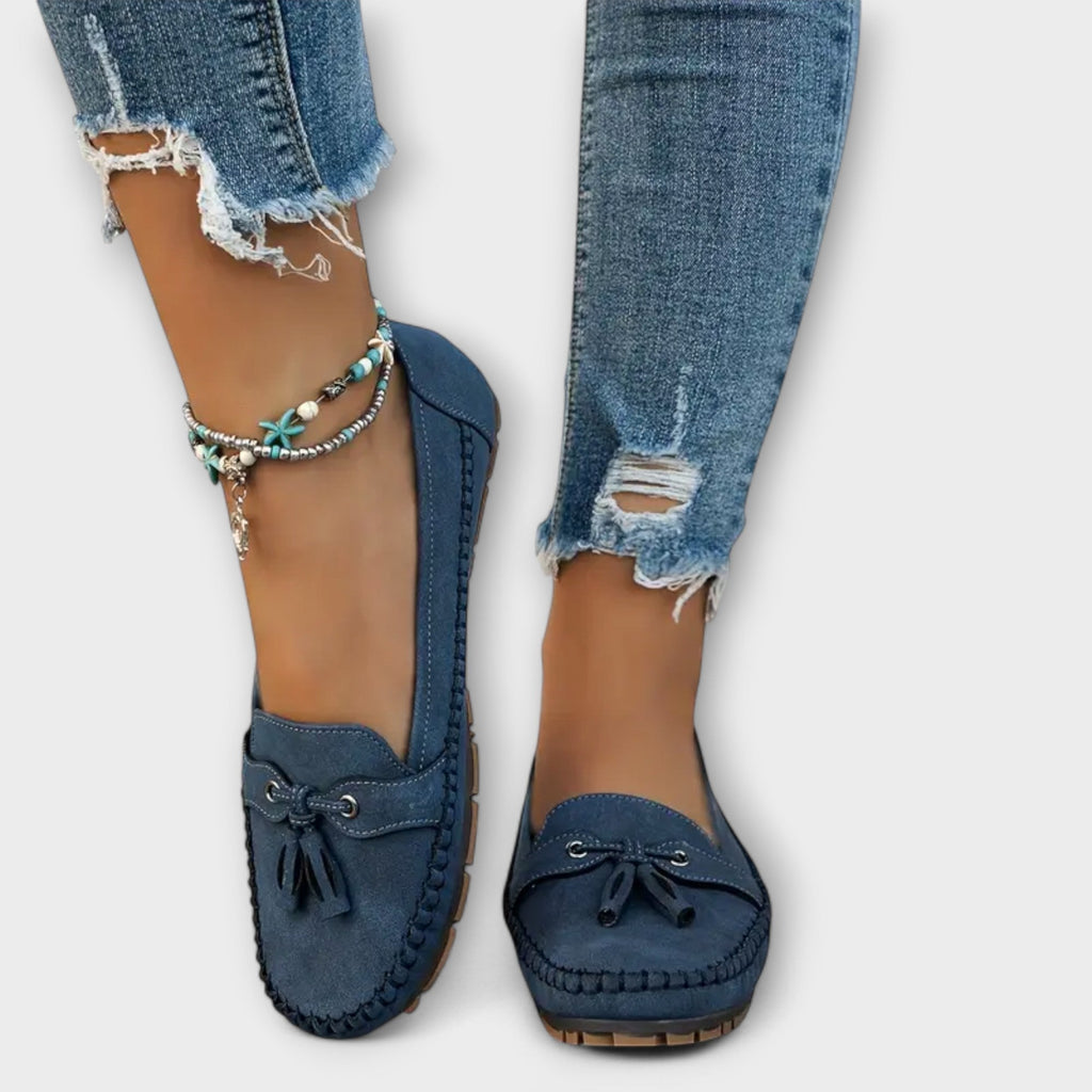 Elegant Black Loafers For Women With Support 4