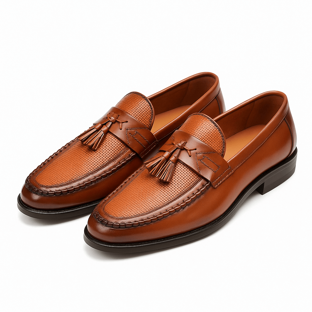 Elegant Men's Loafers With Tassel Detail 3