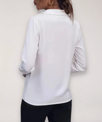 Elegant Tailored Blouse With Classic Collar 2