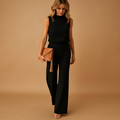 Elegant Wide Leg Jumpsuit For Women, Relaxed Fit 3