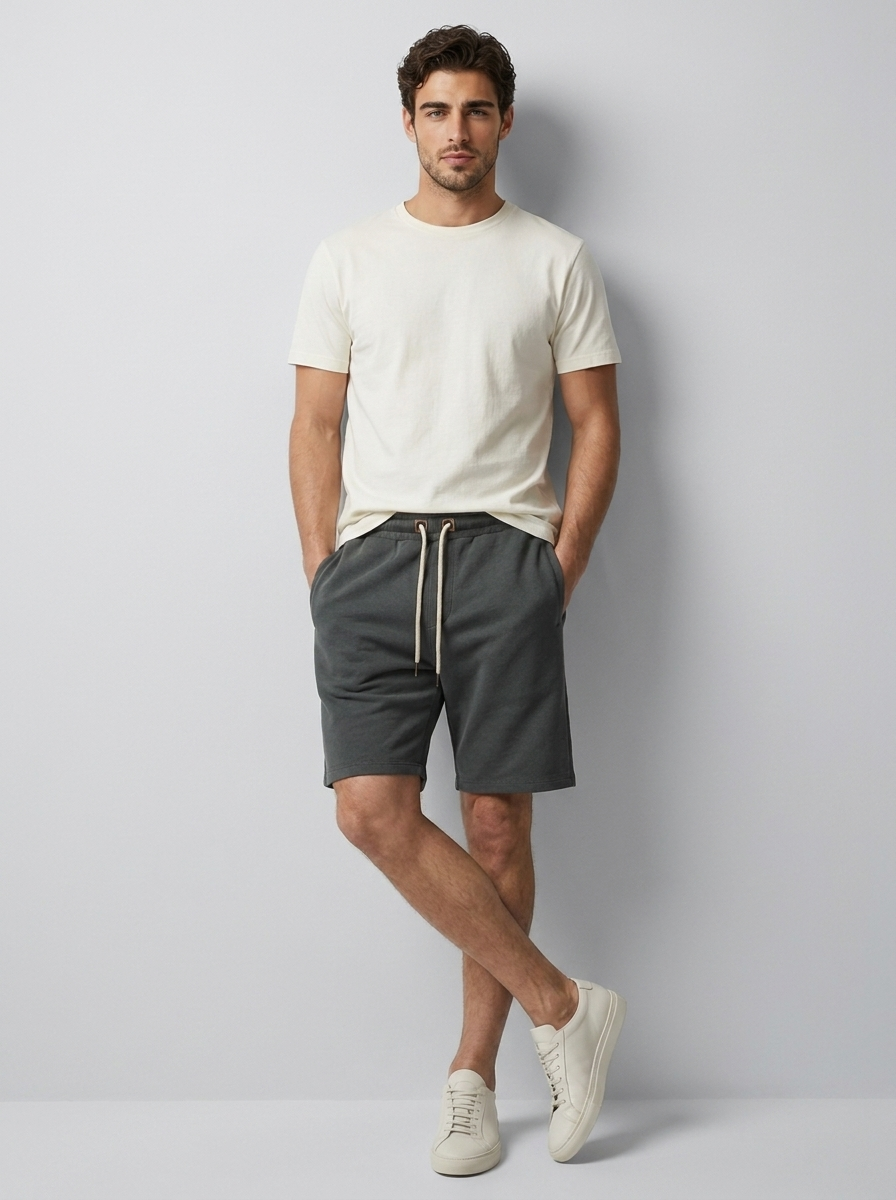 Men's jersey sweat shorts