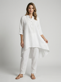 Women's co-ord set with a long tunic and trousers