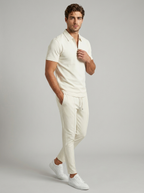 Men's zip polo and trousers co-ord set