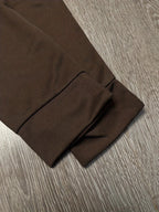 Men's grey oversized long sleeve knit top with a crew neck