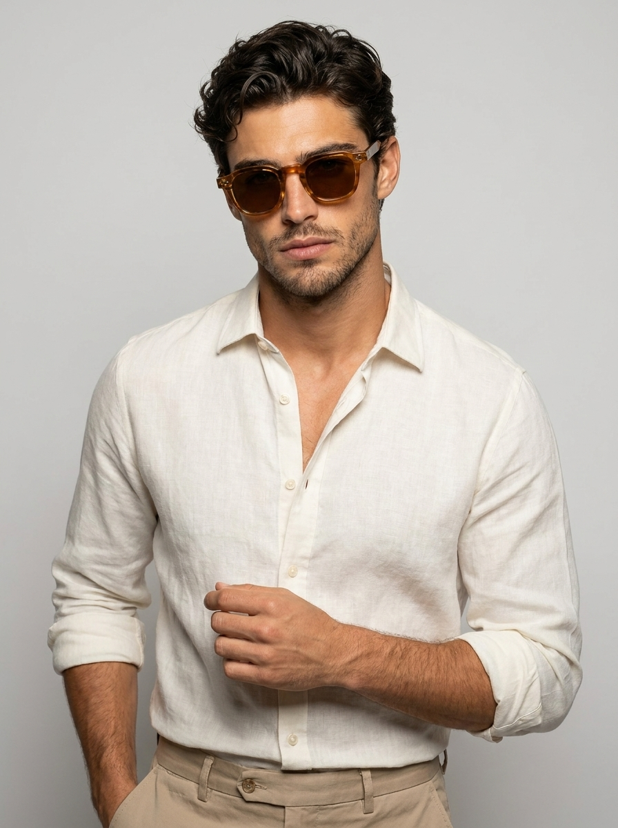 Retro acetate sunglasses