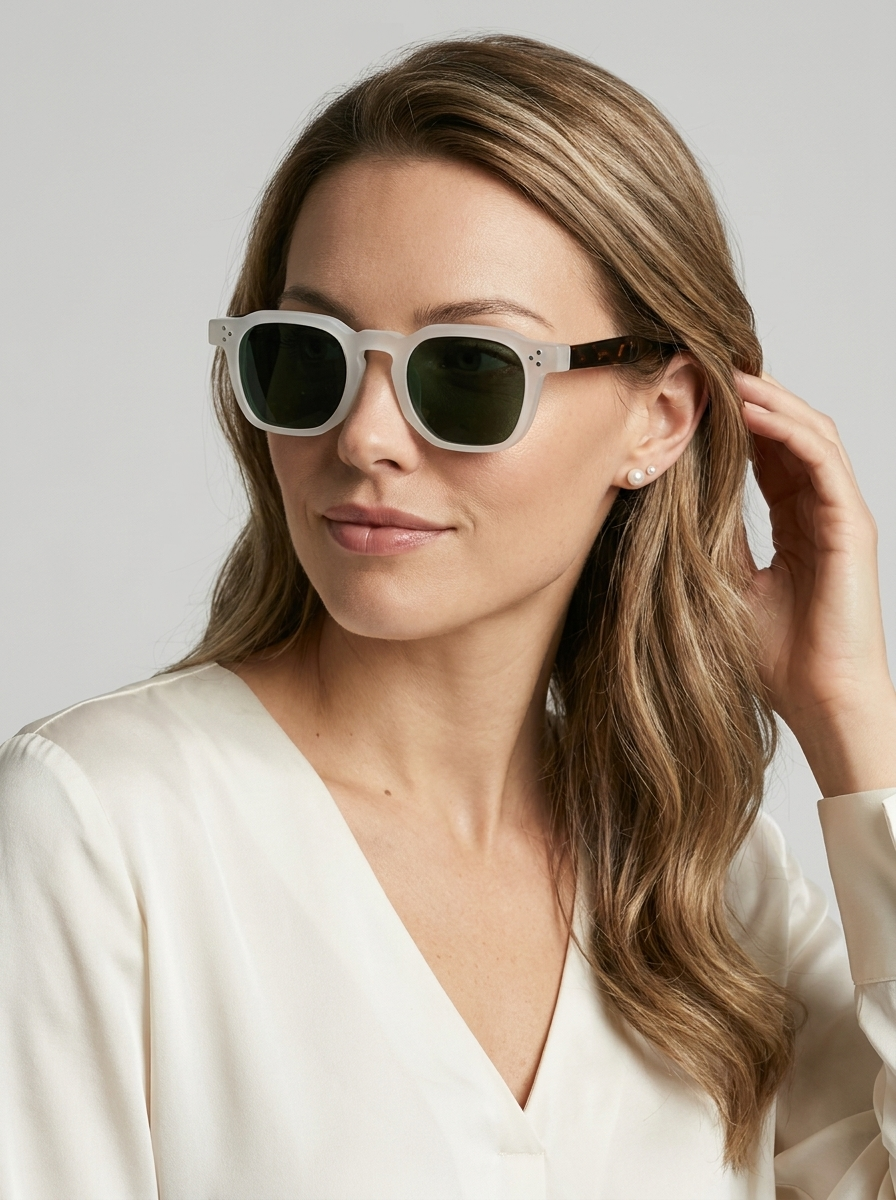 Retro acetate sunglasses