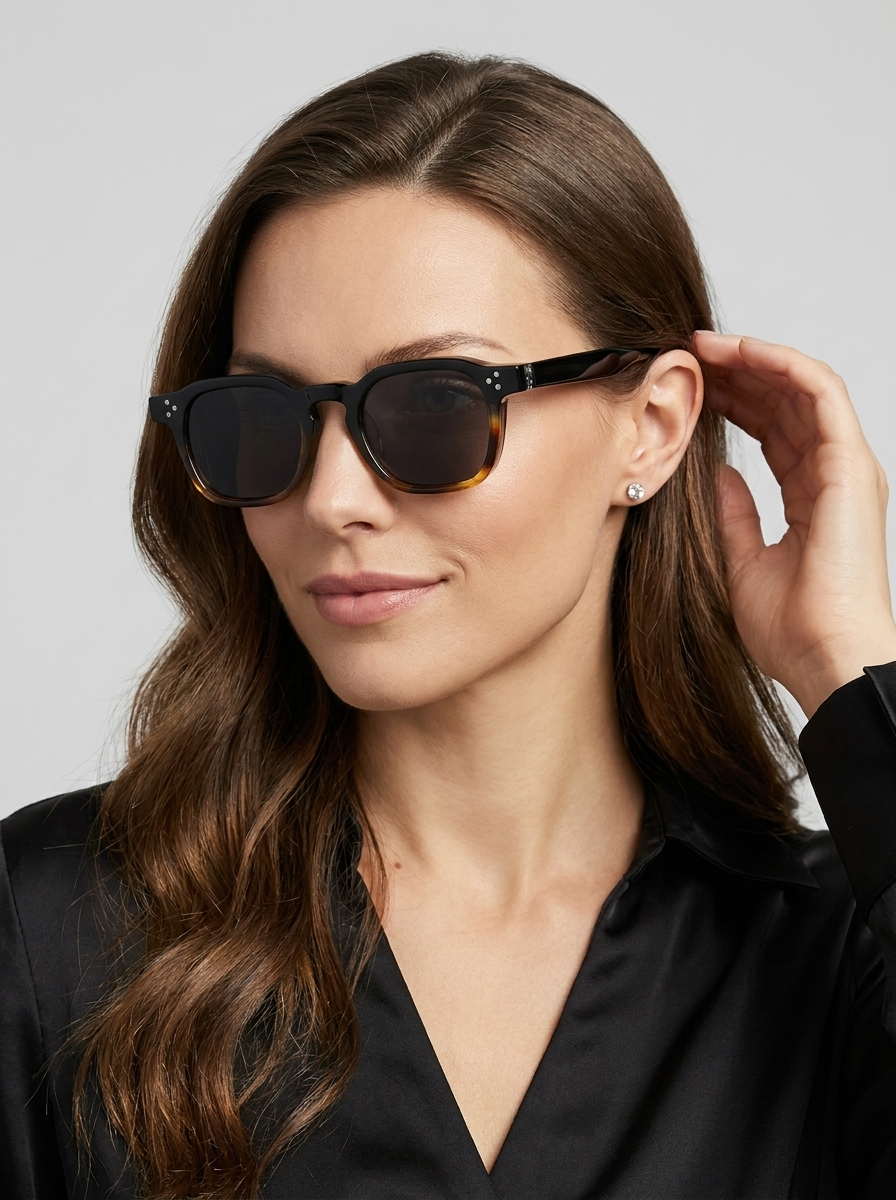 Retro acetate sunglasses